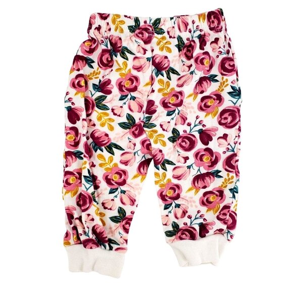 CHICK PEA Outfit 3-6M Baby Girl Long-sleeve Pants Rose Matching 2-piece Set - Picture 4 of 7